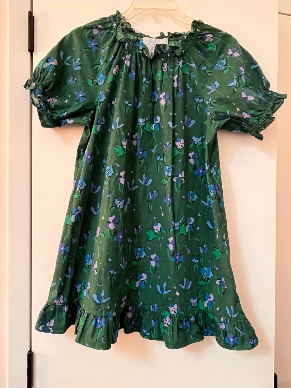 Hill House Katherine Nap Dress Emerald Space, Green, XS